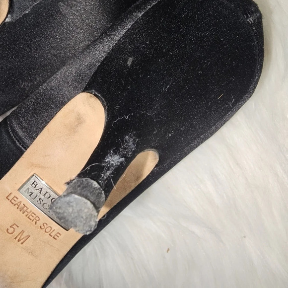 BADGLEY MISCHKA Women's Heels Black sz 5 - Picture 10 of 11